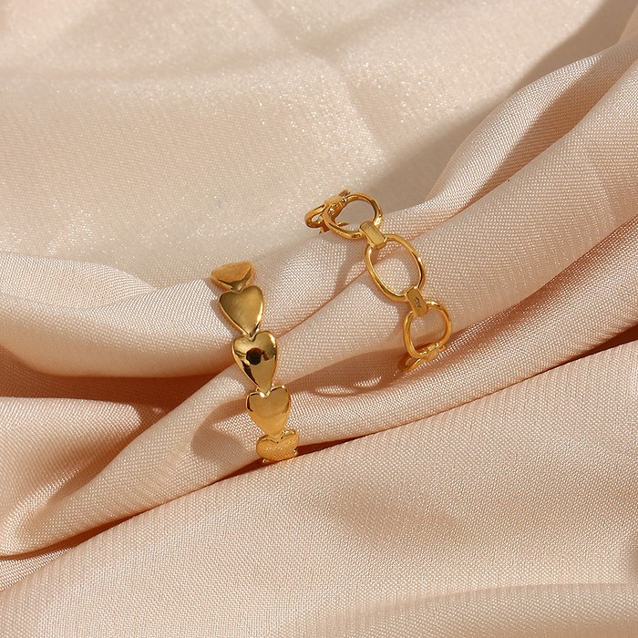 Statement Ring Damen Gold Herz