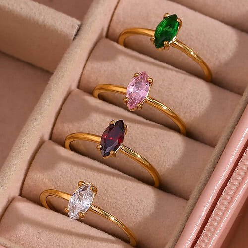 Verlobungs Ring Zirkonia