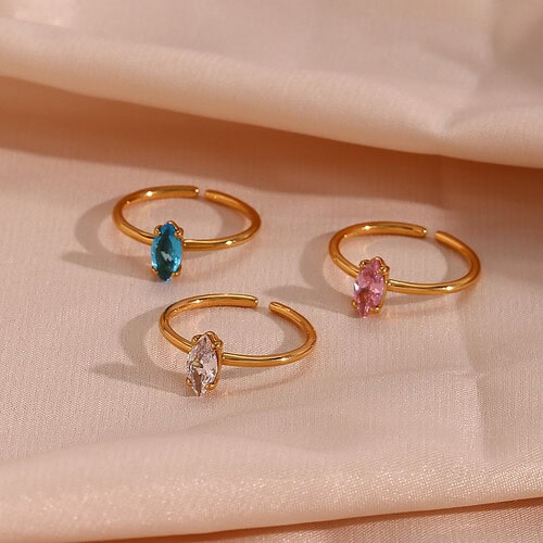 Verlobungs Ring Zirkonia