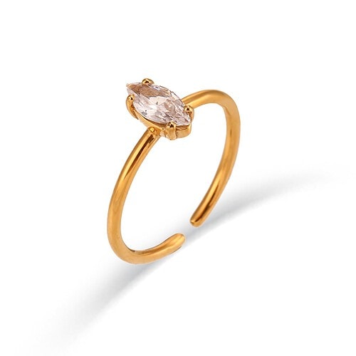 Verlobungs Ring Zirkonia