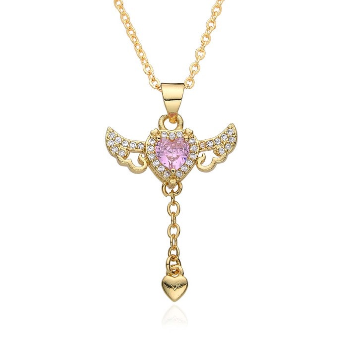 Frauen Kette mit Engelsflügel – Bild 5