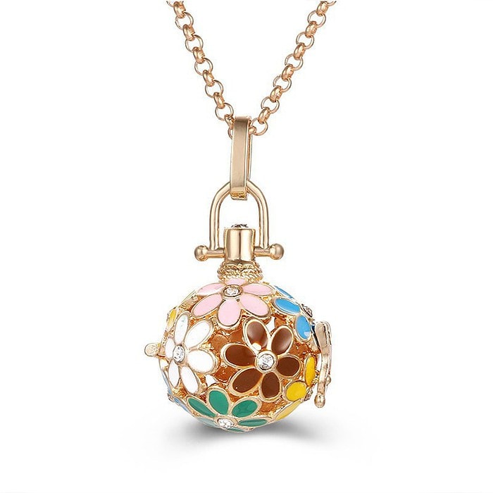 Blumen kette mit Anhänger