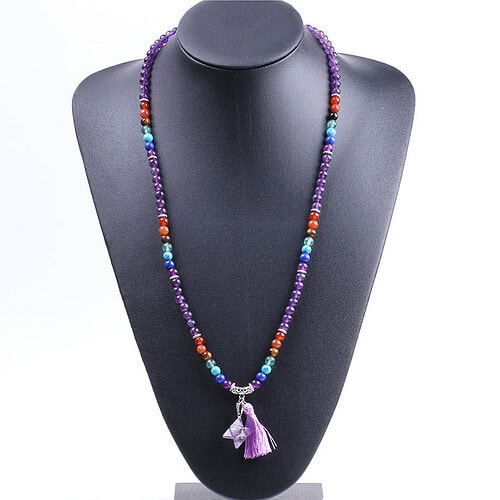 Mala Kette Amethyst