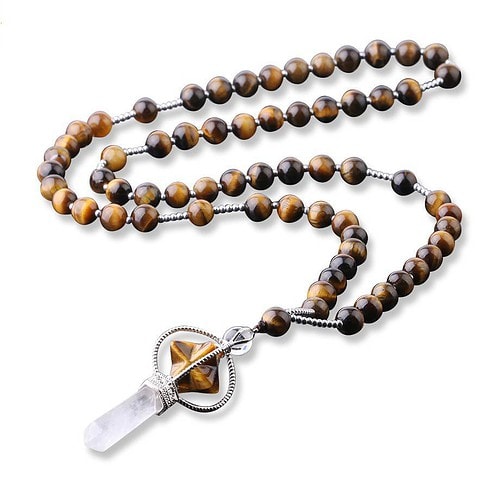 Merkaba kette Tigerauge