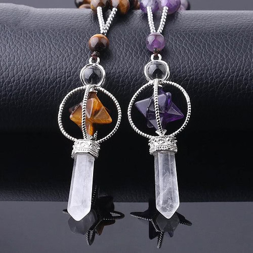 Merkaba kette Tigerauge