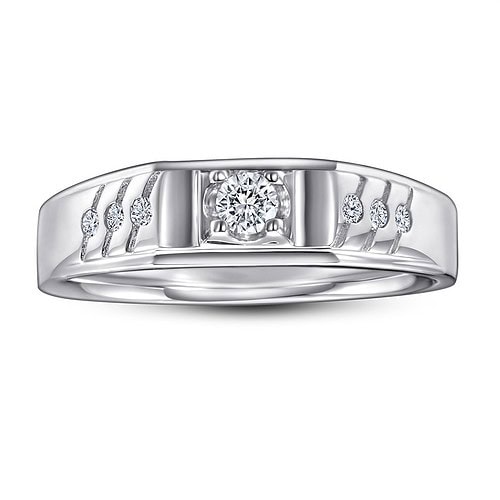 Herren Ring Zirkonia