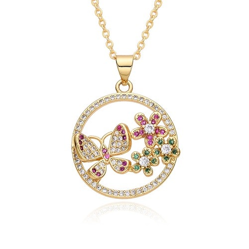 Schmetterling Kette Runde