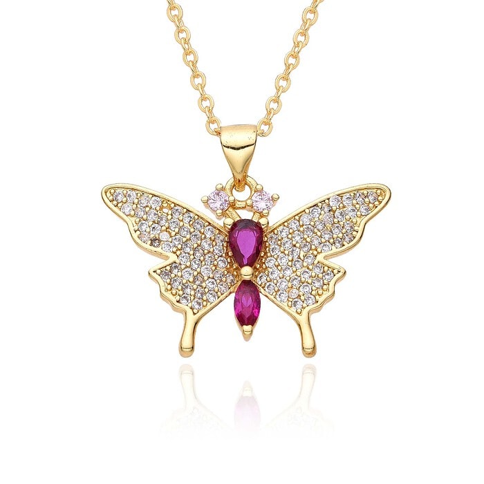 Schmetterling Kette Gold