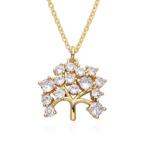 Lebensbaum Kette Gold