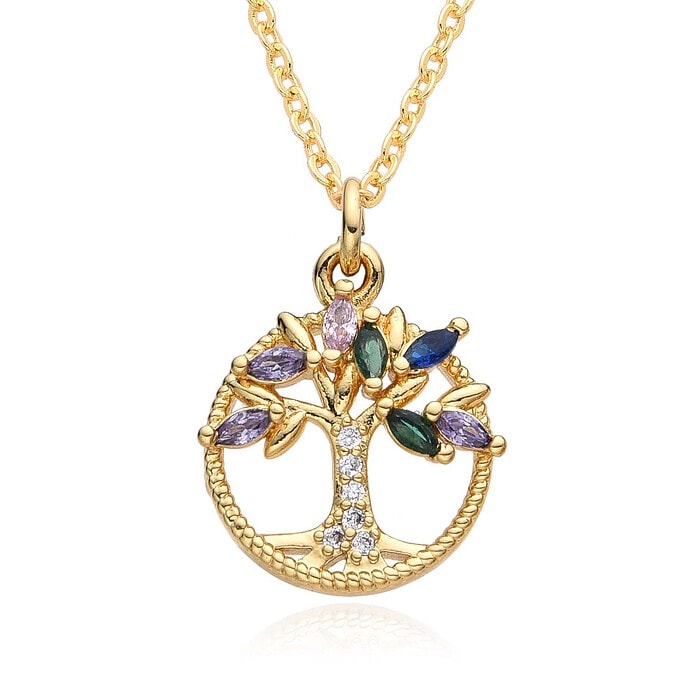 Anhänger Kette mit Zirkonia