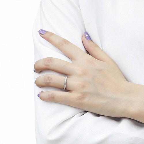 Promise Ring Rosegold Damen