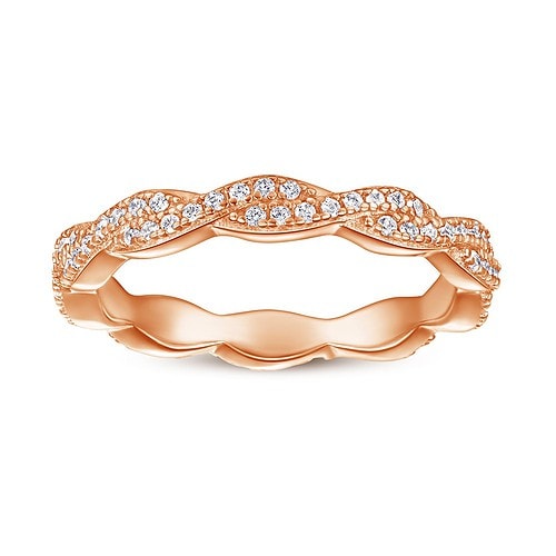 Promise Ring Rosegold Damen