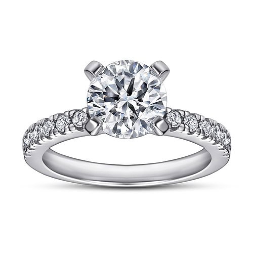 Promise Ring Rosegold Zirkonia