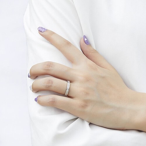 Promise Ring Zirkonia Rosegold