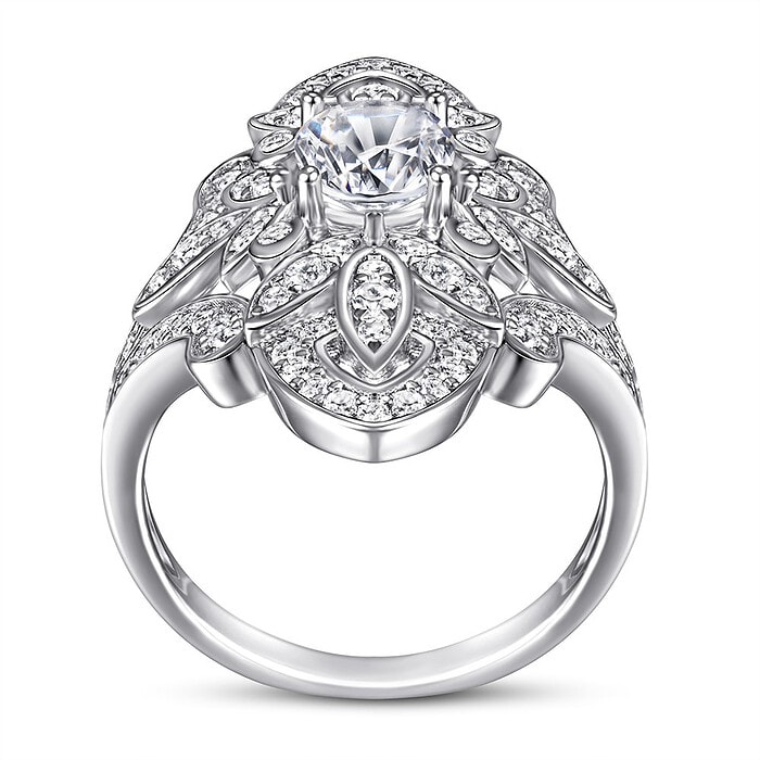 Promise Ring Zirkonia Blume
