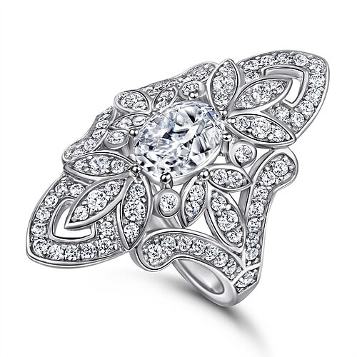 Promise Ring Zirkonia Blume