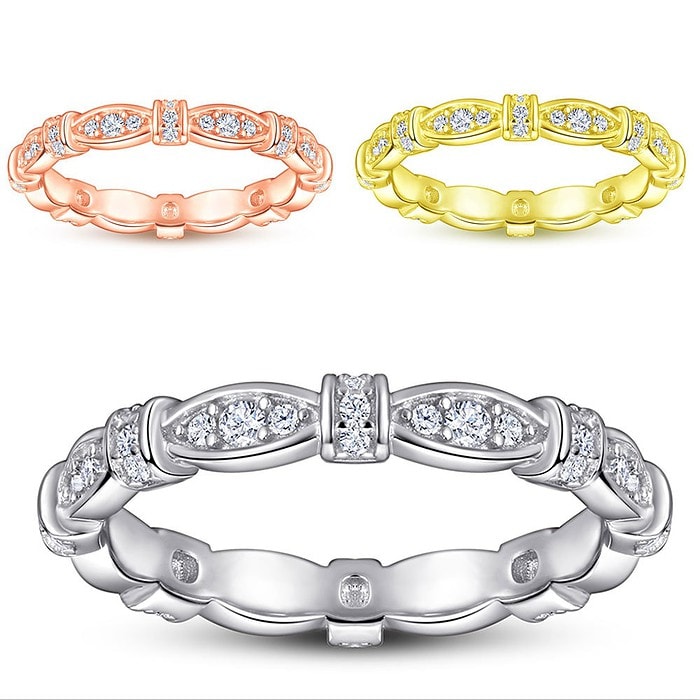 Promise Ring mit Zirkonia – Bild 4