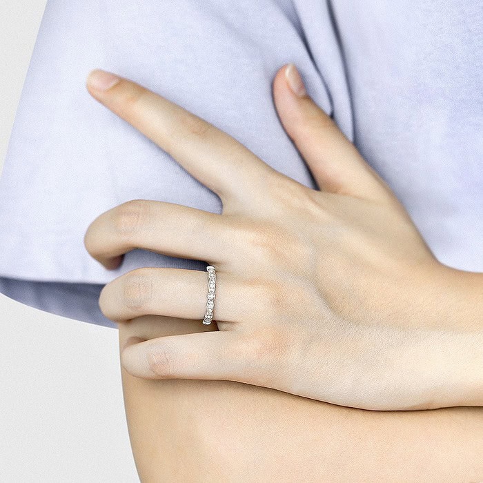 Promise Ring mit Zirkonia – Bild 2