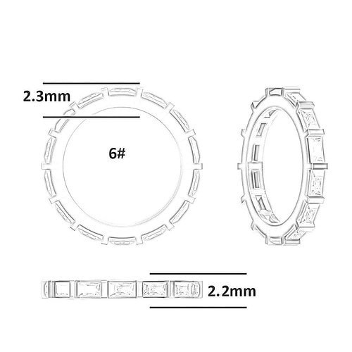 Promise Ring Damen Zirkonia