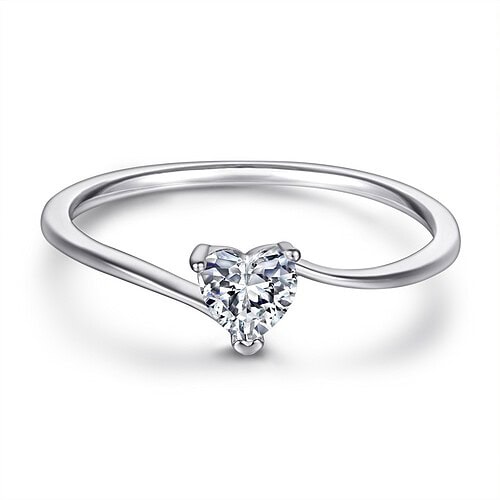 Promise Ring Herz Zirkonia