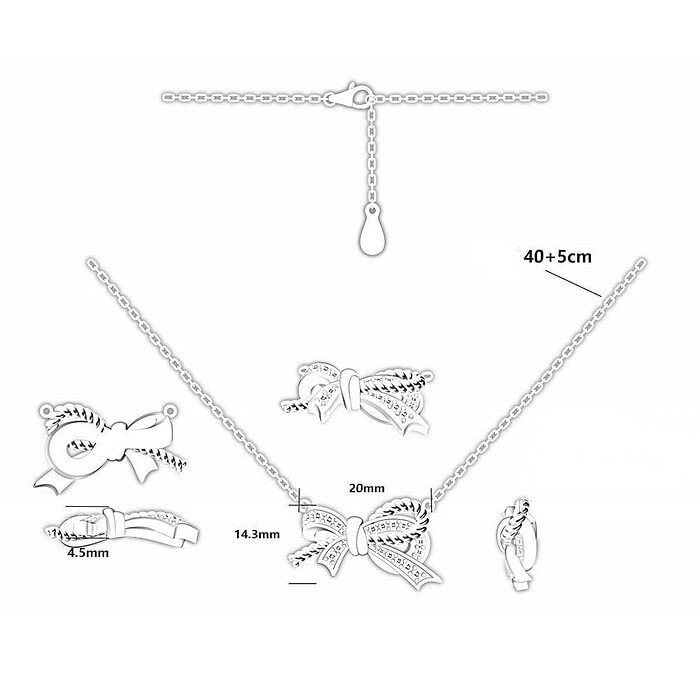 kette mit schleifenanhänger
