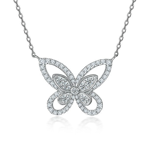 SchmetterlingKette Zirkonia