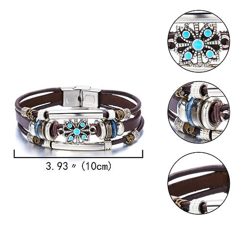 TürkisArmband Leder