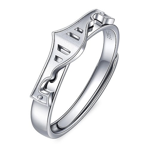 Partnerring Silber