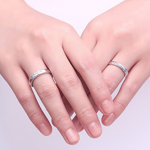 Partnerring Silber 925