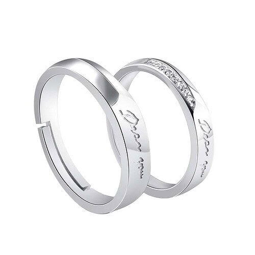 Partnerring Silber 925