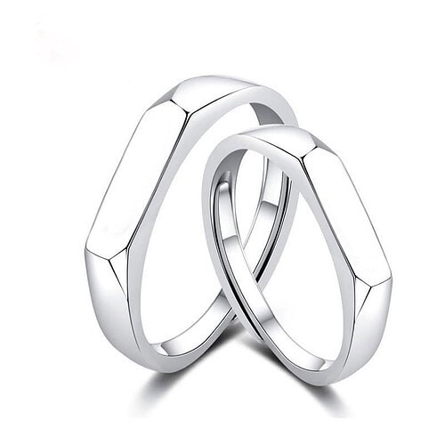 Silber Partnerring