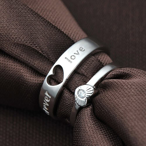 Partnerring Herz