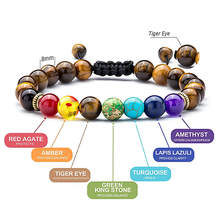 Chakra Armband Vulkanstein – Bild 3