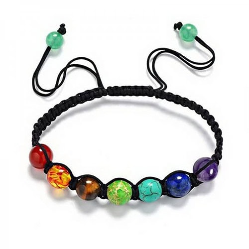 Chakra Armband Makramee