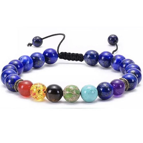 7 Chakra Armband Lapislazuli