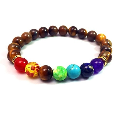 Armband Tigerauge Chakra