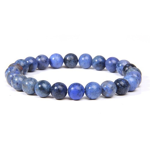 Blauaderstein Armband