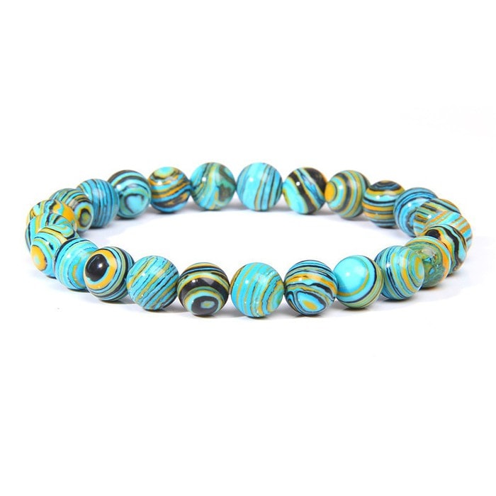Blau Malachit Armband