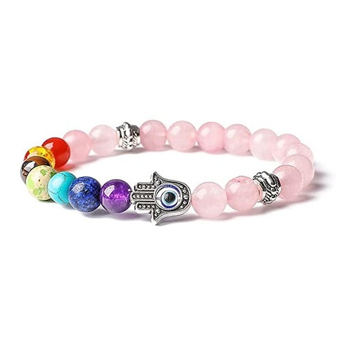 Rosenquarz Armband Chakra