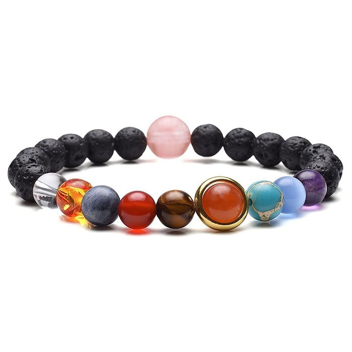 Planeten Armband Naturstein