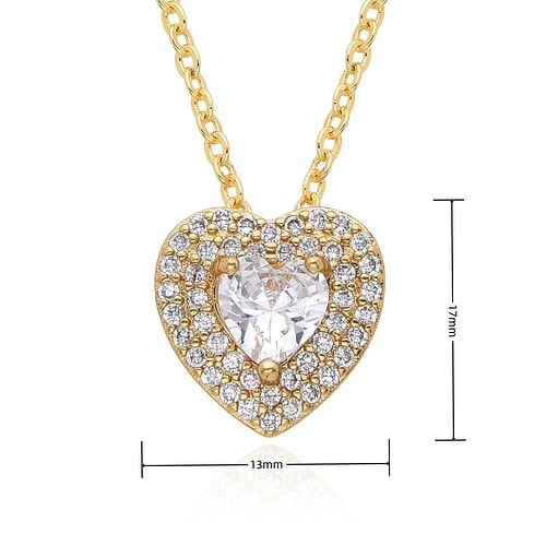 Kette Für Freundin mit Zirkonia