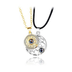 Pärchen Kette Sonne und Mond