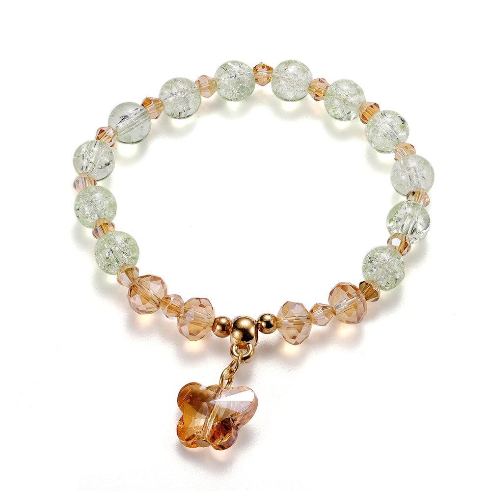 Schmetterlings Armband Grün