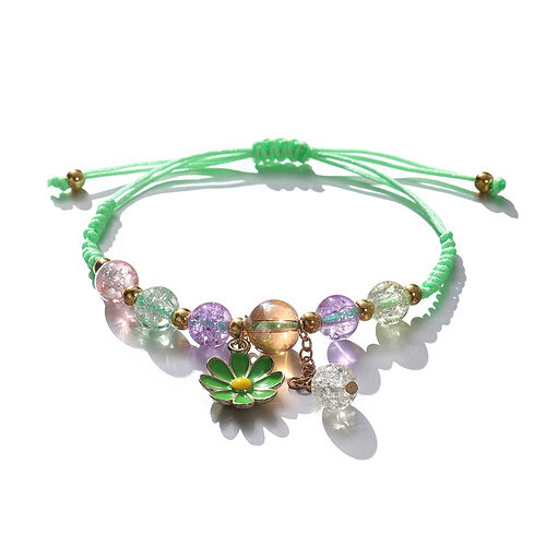 Armband Gänseblümchen Grün