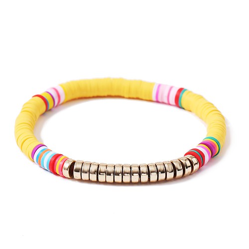 Armband Fimo Gelb