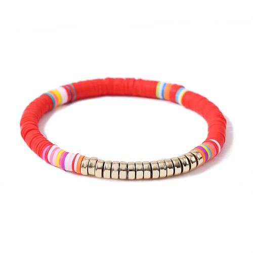 Armband Fimo Rot