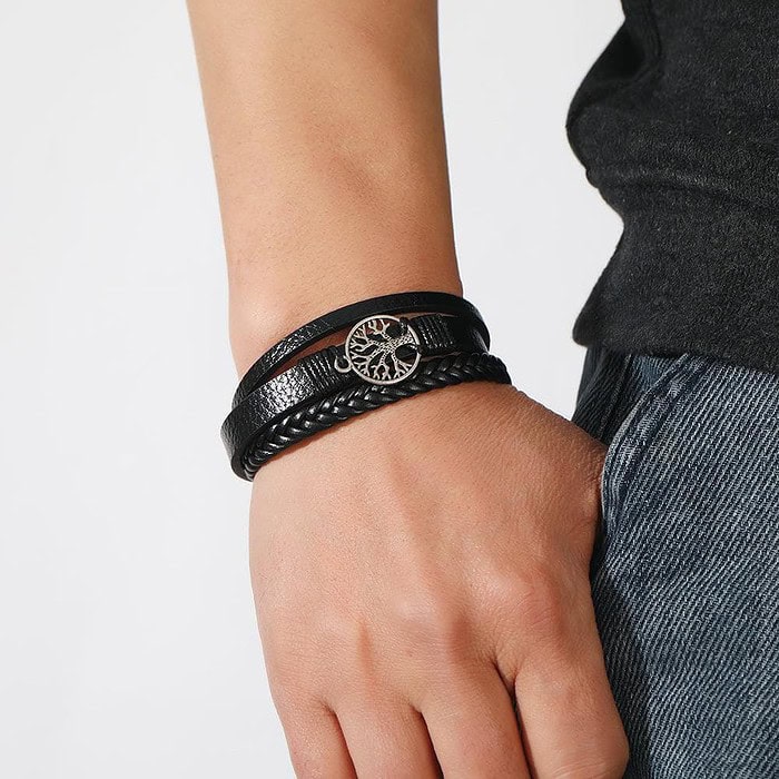 Lederarmband Lebensbaum – Bild 2