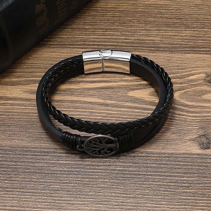 Lederarmband Lebensbaum – Bild 4