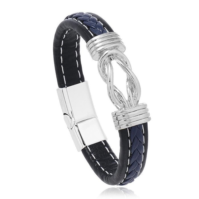 Armband Leder Makramee – Bild 9