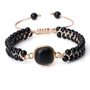 Schwarz Armband Couple